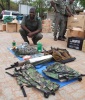Field ranger with a sample of equipment
