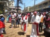 Then Malindi Diocese Bishop Emmanuel Barbara joined the procession on Good Friday marking the day Jesus Christ was crucified for human being forgiveness.