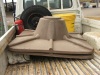 Old army "go cart " field toilet