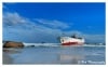 Beached Trawler at Clifton Beach, Cape Town