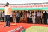 PM Raila Odinga observes a moment of silence after breaking the news of the police chopper crash. He was at Kampi ya Moto in Nakuru where he was slated to hold several rallies which he cancelled. (News24 user, Willy Mulobi)