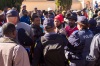 Supporters for the accused had a scuffle with police when they were told that they were not allowed to come near the supporters of the Terre'Blanche family