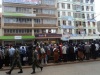 Thika CBD as security was beefed up as crowds showed up for opening of the TNA office. (Wamutonya Unclesamz, News24 user)