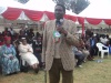 Lawrence Nginyo addresses the crowd. Among other guests at the unveiling of TNA office in Thika, were aspiring leaders of the Kiambu County. (Wamutonya Unclesamz, News24 user)