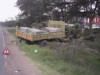 A lorry carrying bricks lost control along Mombasa Road next to Total petrol station. (David Lavu, News24 user)