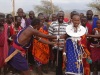 Prof. James Ole Kiyiapi welcomed in Magadi. (Willy Muhobi, News24 Kenya User)