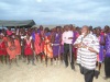 Prof. James Ole Kiyiapi addresses the public in Magadi. (Willy Muhobi, News24 Kenya User)