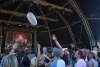 FREEDOM: The crowd goes wild for a floating condom during Bombay Showpig's performance. Copyright: V. Smeets