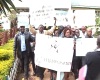 Teachers in Trans Nzoia county demonstrating over what they term being neglected by the government and said that the government have failed to honor the agreement signed in 1997.They vowed to return to work and warn those in private institutions not to go against teachers wish. (Mwangi Karanja, News24 User)