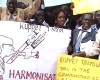 Teachers in Trans Nzoia county demonstrating over what they term being neglected by the government and said that the government have failed to honor the agreement signed in 1997.They vowed to return to work and warn those in private institutions not to go against teachers wish. (Mwangi Karanja, News24 User)