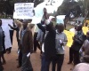 Teachers in Trans Nzoia county demonstrating over what they term being neglected by the government and said that the government have failed to honor the agreement signed in 1997.They vowed to return to work and warn those in private institutions not to go against teachers wish. (Mwangi Karanja, News24 User)