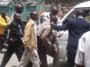 Police in Civilian Clothes arrested a man/tout at Fedha Estate, Embakassi. The man complained that he didn't know the reason for his arrest and the onlookers stood by witnessing the whole ordeal. One of the policemen had to fire a gunshot to disperse the crowd that had started to protest the arrest. (Maureen Awuor, News24 user)
