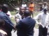 Police in Civilian Clothes arrested a man/tout at Fedha Estate, Embakassi. The man complained that he didn't know the reason for his arrest and the onlookers stood by witnessing the whole ordeal. One of the policemen had to fire a gunshot to disperse the crowd that had started to protest the arrest. (Maureen Awuor, News24 user)