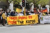 Anti-Fracking march