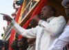 DEPUTY Prime Ministers Uhuru kenyatta addressing his suppoters during a political rally