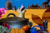 This weekend = home-sweet-home with some garden work, the 'house-birds' and... POTJIE