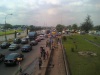ITS TRAFFIC ALL THE WAY - Traffic stalls travellers excitement and smiles as it takes much longer time