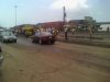 WORK IN PROGRESS - The Sadiku/ilasa pedestrian Bridge construction site,still awaiting signs of progress by pedestrians.