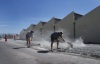 Residents of Wolseley sweeping their own streets.