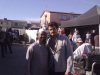 MY FRIEND ON SET WITH ORLANDO BLOOM  IN PARKWOOD,CAPE TOWN WHILE FILMING HIS NEW MOVIE,ZULU.
