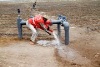 A personnel from the irrigation Board working on a pump that will used to pump water to the plot within the irrigation scheme (Fridah Mutune, News24 user)
