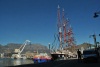 The Russian navy training ship Sedov moored at the V and A, Cape Town, 23 April 2013