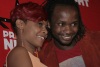 Size 8 (right) is seen here posing with a friend at the Premier Night hosted by Bernsoft at the Aqua Lounge, Westlands. (Dennis Mbaluka, News24 user)