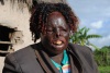 Joyce Chepkemoi with her 3 children. Her face was burnt in a boiling water during the skirmishes of 2007/08 but despite of all that,  she forgave those who disfigured her face and now all she wants is help to have facia plastic surgery in the USA. (Steve Wambugu, News24 user)