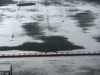 Flooded City stadium after heavy rain. (Dennis Omido, News24)