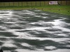 Flooded City stadium after heavy rain. (Dennis Omido, News24)