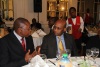 Industrialization and Enterprise Cabinet Secretary, Adan Mohammed, right, and Kenya Accreditation Service CEO Sammy Milgo at the Hilton Hotel during the World accreditation day. They discussed on how to improve trade in the regional by making sure that goods from the country are instantly accepted in the market. (Kelvin Wanjohi, News24 user)