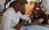 A patient undergoes blood pressure tests at Kairia Primary School in Othaya, Nyeri county during a free medical camp organised by Unjiru Development Network. (Joseph Mukubwa, News24 user).