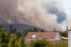 Fires as seen from the Hellshoogte Pass burning on 28th January 2013