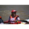 Unathi, SA Idols Judge, enjoying her paddle on the first day of The Unlimited Dusi 2013. Photo: Sean Clarence