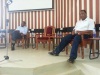 Mutahi Kagwe and Job Mureithi, Nyeri senatorial aspirants who attended the debate (Alfred Onyango, News24 user)