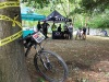 Some suppliers of the Cape Epic waiting for riders to arrive, Oakley pictured here offering riders free cleaning of Oakley spectacles. Photo by Thomas F