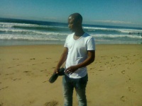 i was relax on beach getting some fresh air
