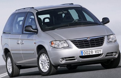 The new face of the Chrysler Voyager