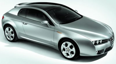 The new Alfa Romeo Brera's striking design is similar to that of the concept car