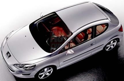 An artist'simpression of the Peugeot 308 based on inside information and partial spy pictures. Both illustrations <a href=http://www.autoexpress.co.uk><i>Auto Express</i></a>