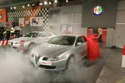 The striking Alfa GT at Auto Africa