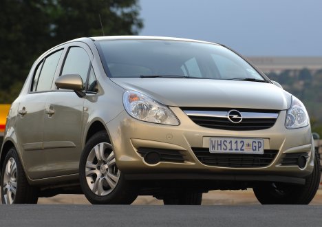 The Opel Corsa is an important model in South Africa's small car market.