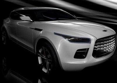 ASTON MAYBACH: The carmakers have teamed up once before to develop Aston Martin's 2009 Lagonda SUV concept.