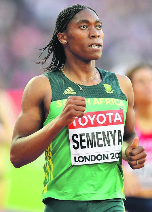 Caster Semenya at the IAAF Athletics World Championships in London in 2007                Picture: Getty Images