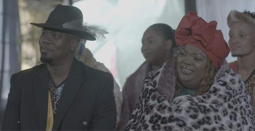 Sibongile & The Dlamini’s new cast Melusi Yeni and Smangele Mhlongo. 
