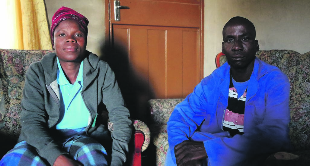 Broken-hearted parents Piet Moyaha and wife Josephina Molele have threatened to take legal action against their dead son’s school. Photo by Joshua Sebola