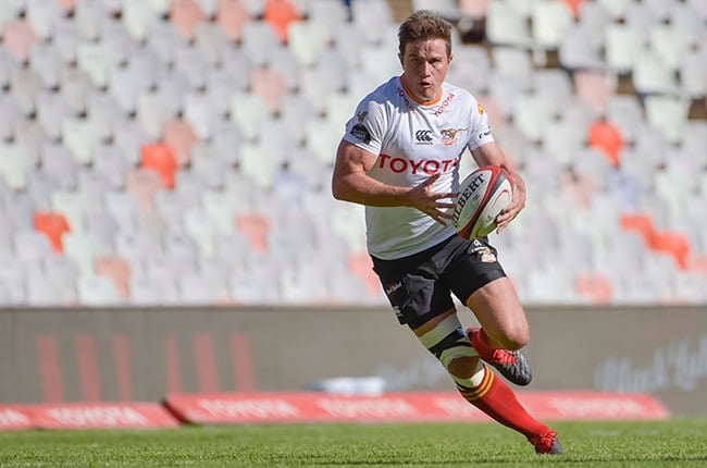 William Small-Smith in full flight for the Cheetahs. (Photo by Frikkie Kapp/Gallo Images)