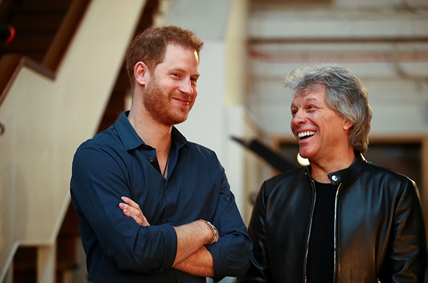 Prince Harry and Jon Bon Jovi (Photo: Getty Images)