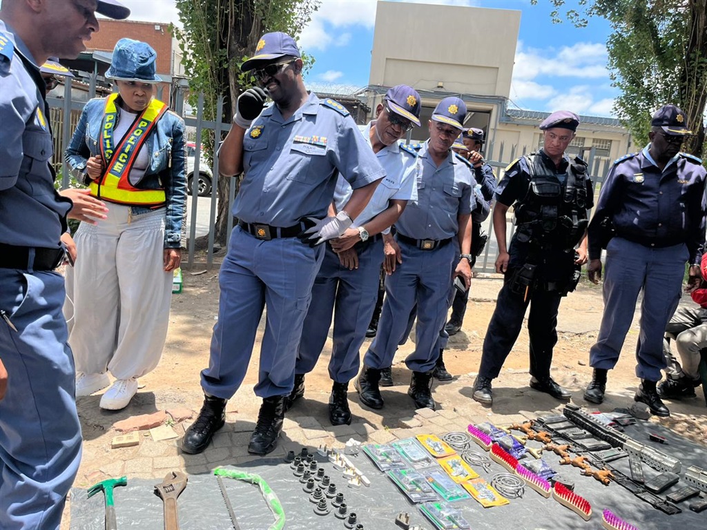Gauteng police commissioner Lieutenant-General Elias Mawela led Operation Shanela in Meadowlands, Soweto. Photo by Nhlanhla Khomola.
