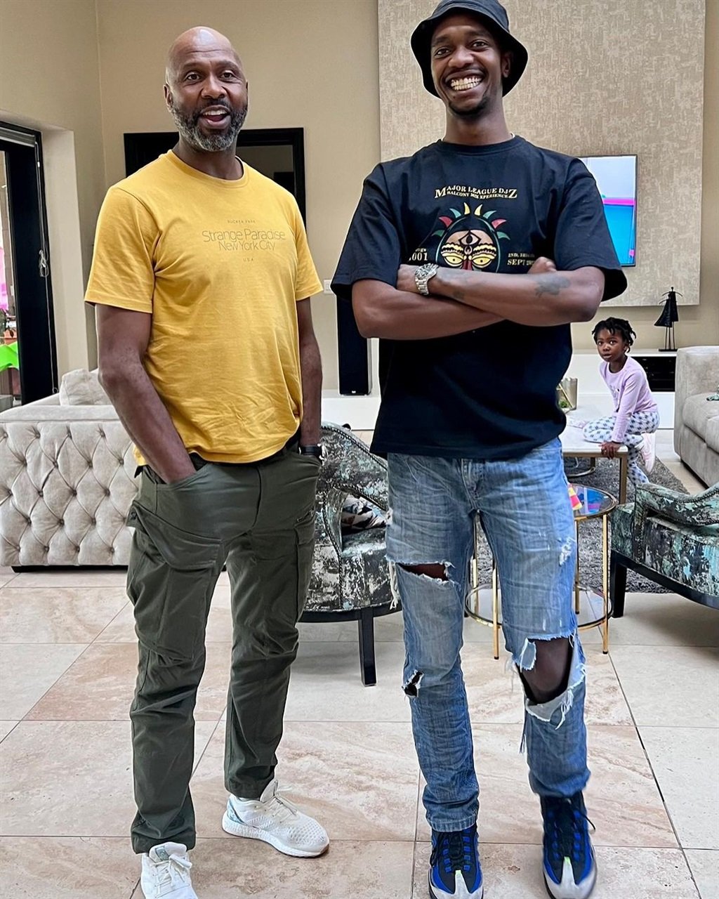 Lucas Radebe's oldest son, Primo reminisced over t